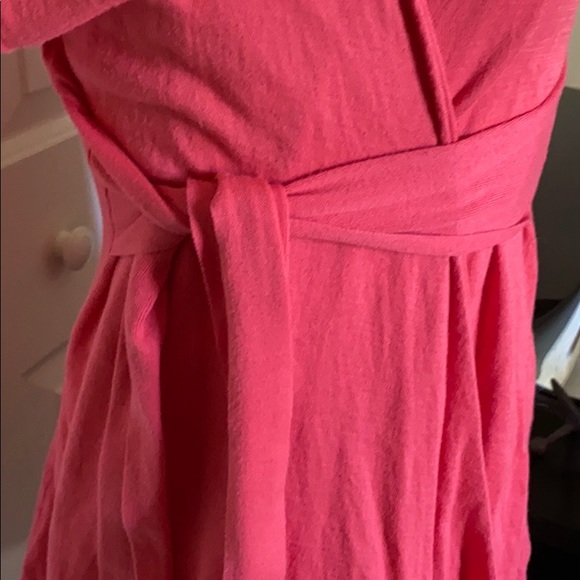 Anthropologie Moth Pink Wrap Top Sz M - Picture 2 of 4